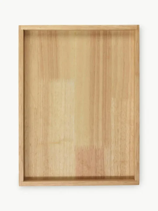 Gummibaumholz-Serviertablett Wood Light