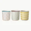Handbemalte Eierbecher Patrizia, 3er-Set