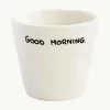 Handbemalte Espressobecher Good Morning, 6 Stück