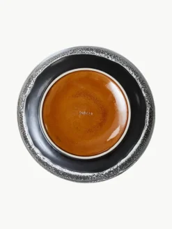 Handbemalte Schüssel 70's mit reaktiver Glasur