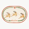 Handbemalte Servierplatte Rudolph
