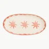Handbemalte Servierplatte Radiant Star