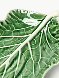 Handbemalte Servierplatte Cabbage