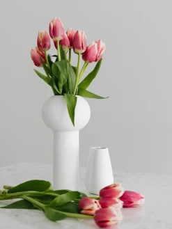 Handbemalte Vase Pillar, H 24 cm