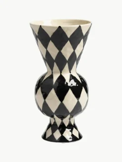 Handbemalte Vase Rhombic, H 30 cm
