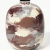 Handbemalte Vase Thyra, H 50 cm