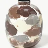 Handbemalte Vase Thyra, H 31 cm