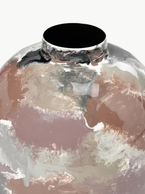 Handbemalte Vase Thyra, H 31 cm