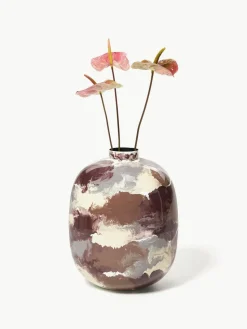 Handbemalte Vase Thyra, H 50 cm