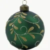 Handbemalte Weihnachtskugeln Flori, 4 Stück