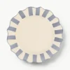 Handbemalter Frühstücksteller Lilac Scalloped