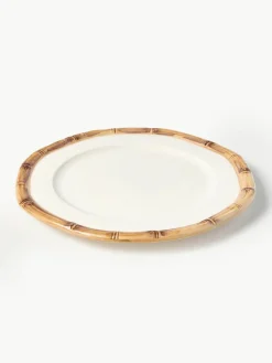 Handbemalter Frühstücksteller Bamboo