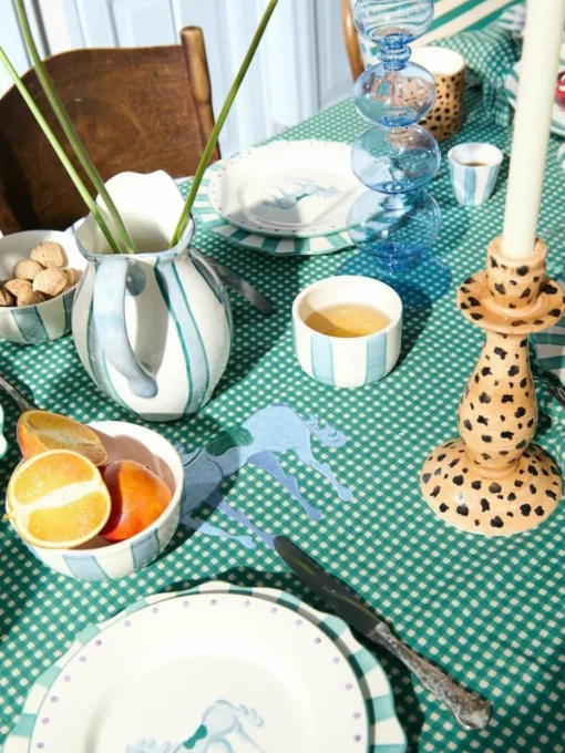 Handbemalter Kerzenhalter Leopard