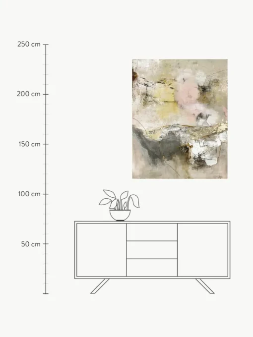Handbemalter Leinwanddruck Artcast