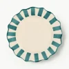 Handbemalter Speiseteller Pine Scalloped