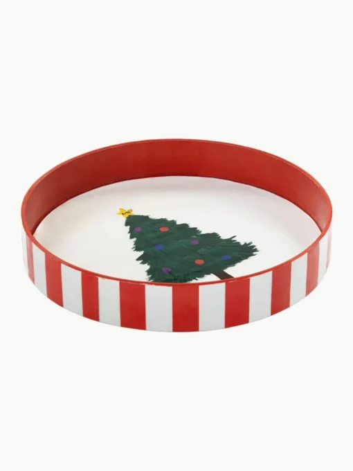 Handbemaltes Deko-Tablett Christmas Tree