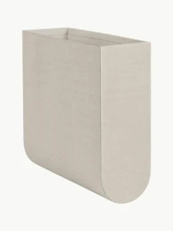 Handgefertigte Aufbewahrungsbox Curved, B 12 cm