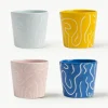 Handgefertigte Becher Soba, 4er-Set