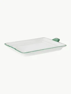 Handgefertigte Butterdose Grüner Hirsch