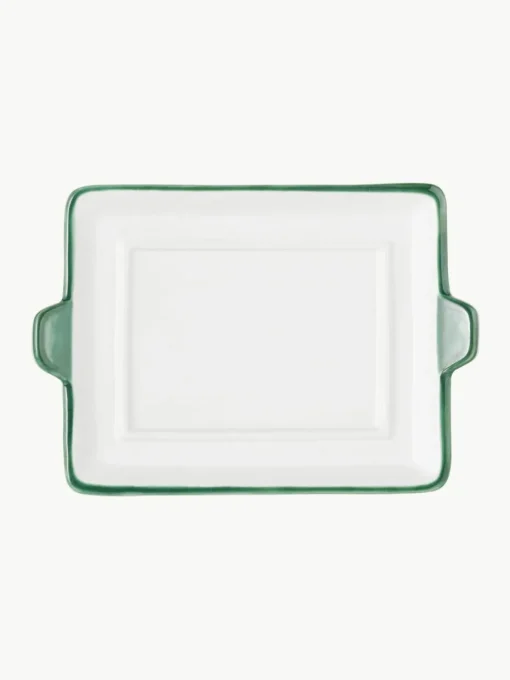 Handgefertigte Butterdose Grüner Hirsch