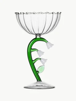 Handgefertigte Champagnerschale Botanica