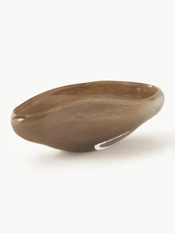 Handgefertigte Deko-Schale Ashley aus Glas