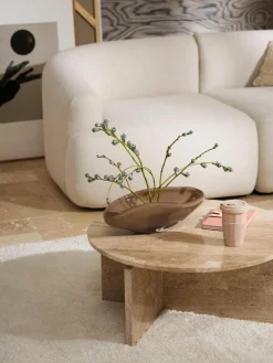 Handgefertigte Deko-Schale Ashley aus Glas