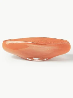 Handgefertigte Deko-Schale Ashley aus Glas