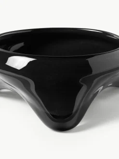 Handgefertigte Deko-Schale Ashley aus Glas
