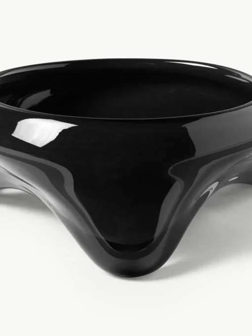 Handgefertigte Deko-Schale Ashley aus Glas