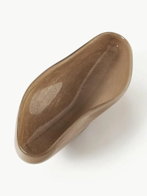 Handgefertigte Deko-Schale Ashley aus Glas
