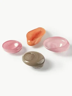 Handgefertigte Deko-Schale Ashley aus Glas