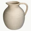 Handgefertigte Deko-Vase Raw aus Papiermaché, H 26 cm