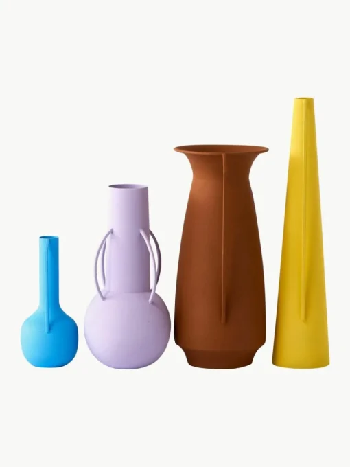Handgefertigte Deko-Vasen Roman, 4er-Set