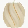 Handgefertigte Design-Kerze Florence, H 9 cm