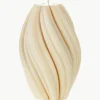 Handgefertigte Design-Kerze Florence, H 19 cm