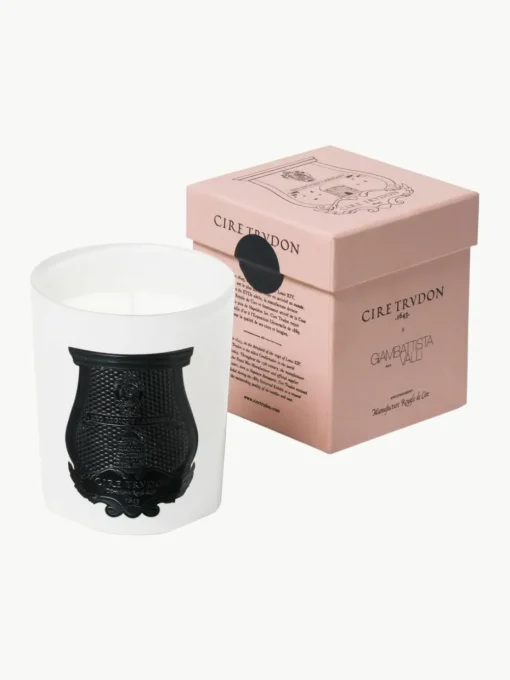 Handgefertigte Duftkerze Rose Poivrée (Bernstein, Palmarosa, Rose)
