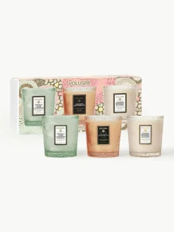 Handgefertigte Duftkerzen Home Refresh Demi, 3er-Set