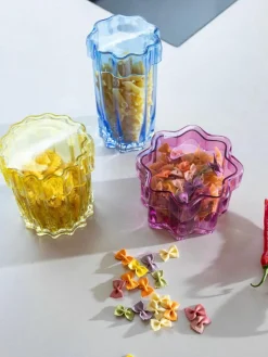 Handgefertigte Glas-Aufbewahrungsdose Astral