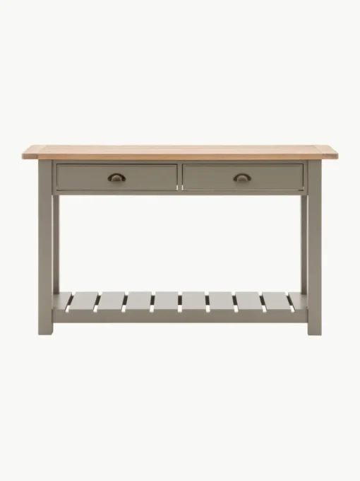 Handgefertigte Holz-Konsole Eton