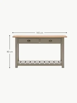 Handgefertigte Holz-Konsole Eton