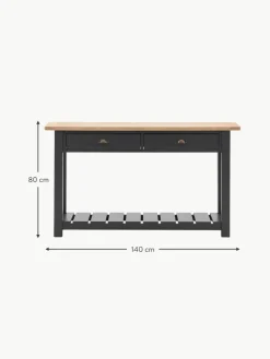 Handgefertigte Holz-Konsole Eton