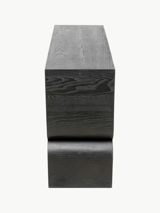 Handgefertigte Holzkonsole Curve