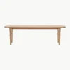 Handgefertigte Holz-Sitzbank Eton