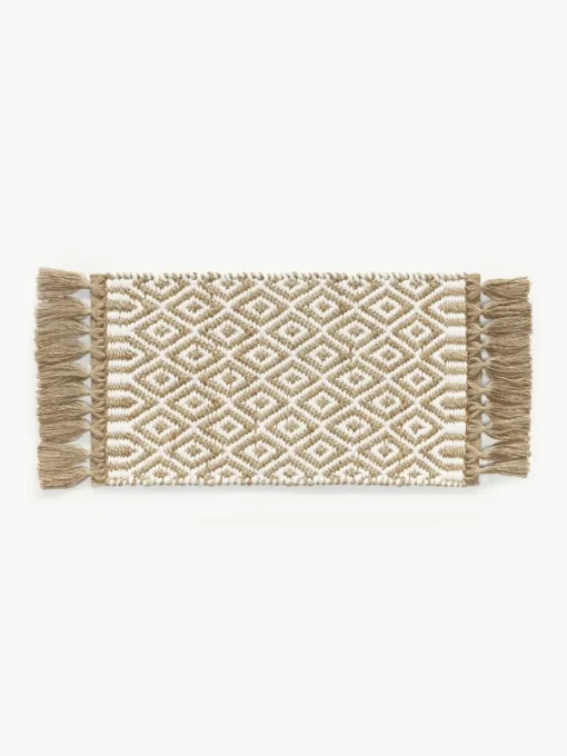 Handgefertigte Jute-Fußmatte Ramos