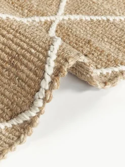 Handgefertigte Jute-Fußmatte Kunu