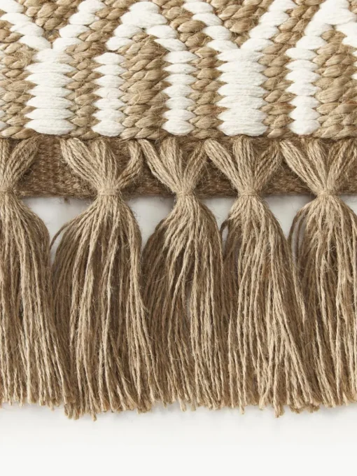 Handgefertigte Jute-Fußmatte Ramos