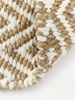 Handgefertigte Jute-Fußmatte Ramos