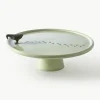 Handgefertigte Keramik-Servierplatte Walking Duck