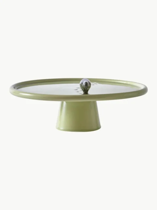 Handgefertigte Keramik-Servierplatte Walking Duck